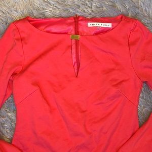 Trina Turk Dresses - Trina Turk Coral Long Sleeve Dress Trina Turk Dresses - Trina Turk Coral Long Sleeve Dress